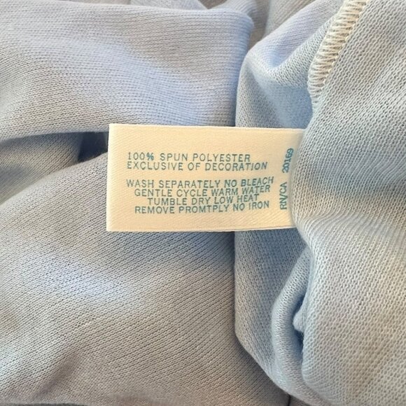 NOS Vintage Vassarette Juniors Blue Penguin Roller Skate Nightgown – Size Large - Picture 7 of 7